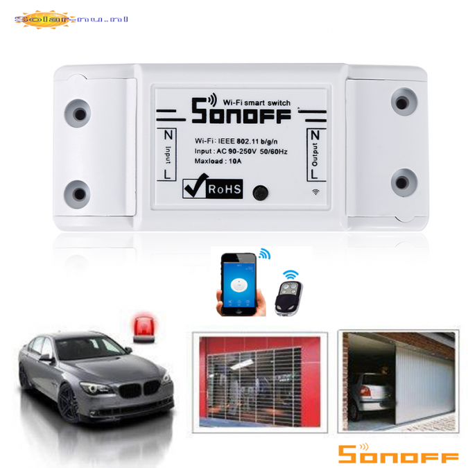 RoHS Sonoff 10A Wifi Smart Switch Afstandsbediening 