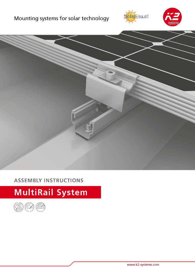 2 Systems GmbH RK2 MUR 25/4 EPDM K2 MultiRail 25 with 4 holes Item no..: 0128934