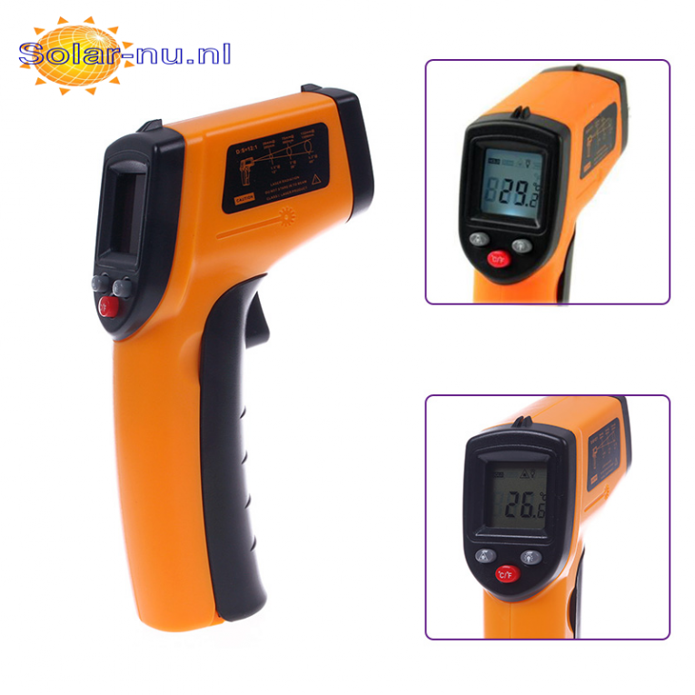 Onzeker Farmacologie browser GM320 Contactloze Laser LCD Display Digital IR Infrarood Thermometer  Temperatuur Meter Gun -50℃ to 330℃ - Meten Contact Hulpmateriaal -  solar-nu.webshop.nl