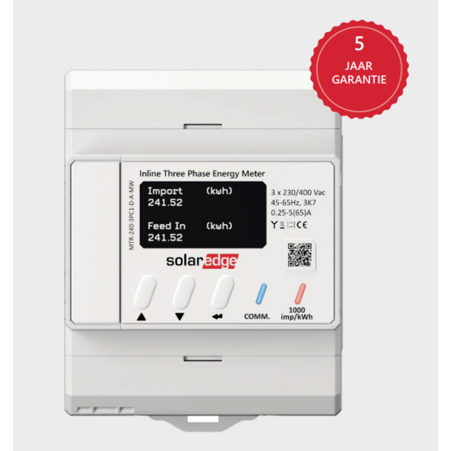 Prooi Anesthesie Monica SolarEdge Inline Energy Meter met Energy Net, 1PH/3PH 230/400V, 65A  SE-MTR-240-3PC1-D-A-MW - Omvormers EU Product - solar-nu.webshop.nl