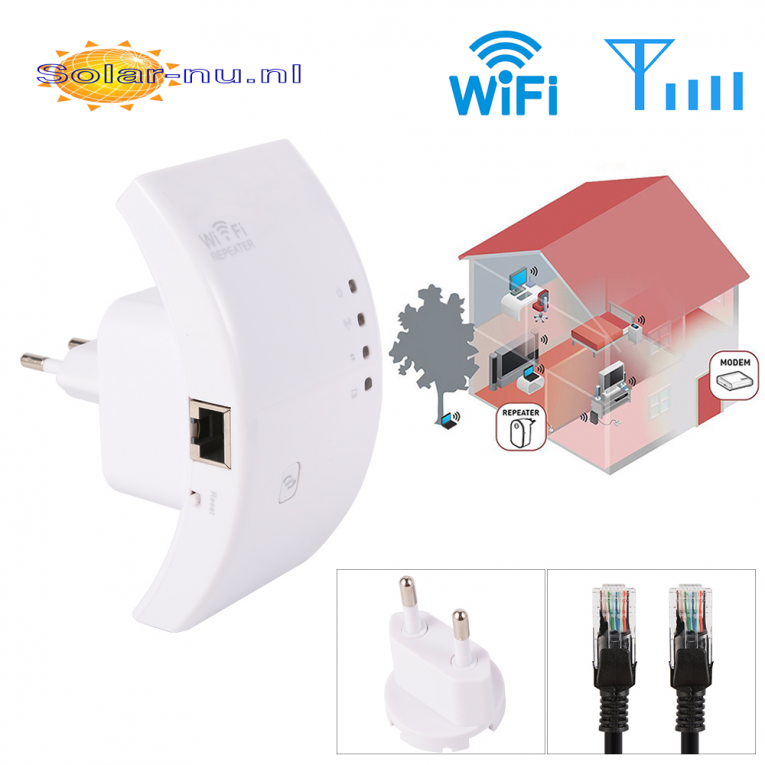 Blaze Noord West Nauwkeurig Draadloze met WPS (draadloze router) mini versterker N Wifi Repeater 300  Mbit Expander AH113 - Meten Contact Hulpmateriaal - solar-nu.webshop.nl