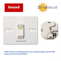 Honeywell Evohome wandhouder +voedingsmodule t.b.v. inbouwdoos ATF600