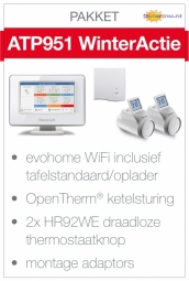Honeywell Evohome Wifi pakket OT set+2 RF thermostaatknoppen ATP951 ****WINTERSALE****