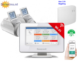 1705 honeywell evohome wifi rf thermostaatknoppen a u startpakket atp924g3010 heat 2x kamer solar nunl 0