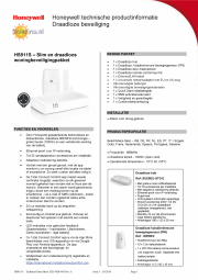 1801 evohome security hs911s productinfo 32319428 003 nl01r1016 1 solar nunlpagina1