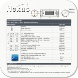 2 2152001005rvs hygiene horizontaal boiler next 300h xl le1 a