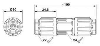 230628 aps kabelverbinder   1 fase aps kabelverbinde  nr 1423990 002