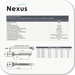 25052 1597001004nexus 1 fase electrospiraalelement