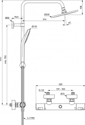 2510ceratherm t50 opbouw douchethermostaat800006020maz