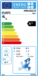 Atlantic explorer v4 270 liter warmtepomp boiler energielabel