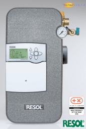 RESOL FlowSol ® B HE pompstation met Controller Resol BX