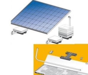 De ValkBox 3 voor platte daken per Zonnepaneel