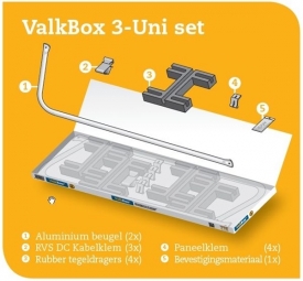 De ValkBox 3 voor platte daken per Zonnepaneel