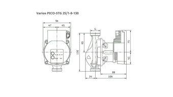 Wilo varios pico stg 25 1 8 13000