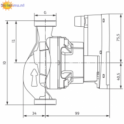 Wilo yonos para st15   7 pwm2 06