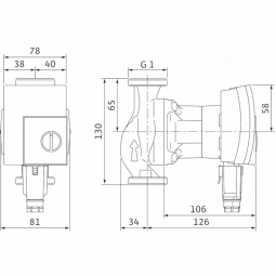 Wilo Yonos PICO 15/1-4 130mm. 4164011