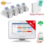 Honeywell Evohome Wifi pakket OpenTherm set+4 RF thermostaatknoppen ATP954