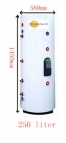 Zonne-energie Opslagboiler Inhoud 250L 2 Coils