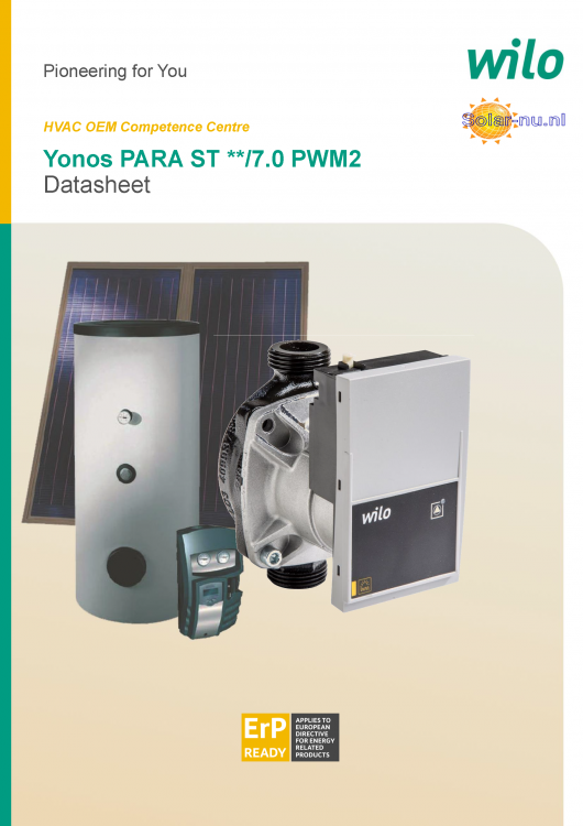 Wilo Yonos Para ST15/7 PWM2 130 mm