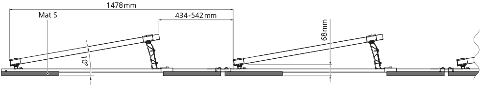 K2 Systems GmbH S-Dome 6.10 Base Set