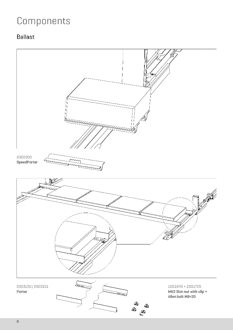 K2 Systems GmbH S-Dome 6.10 Base Set