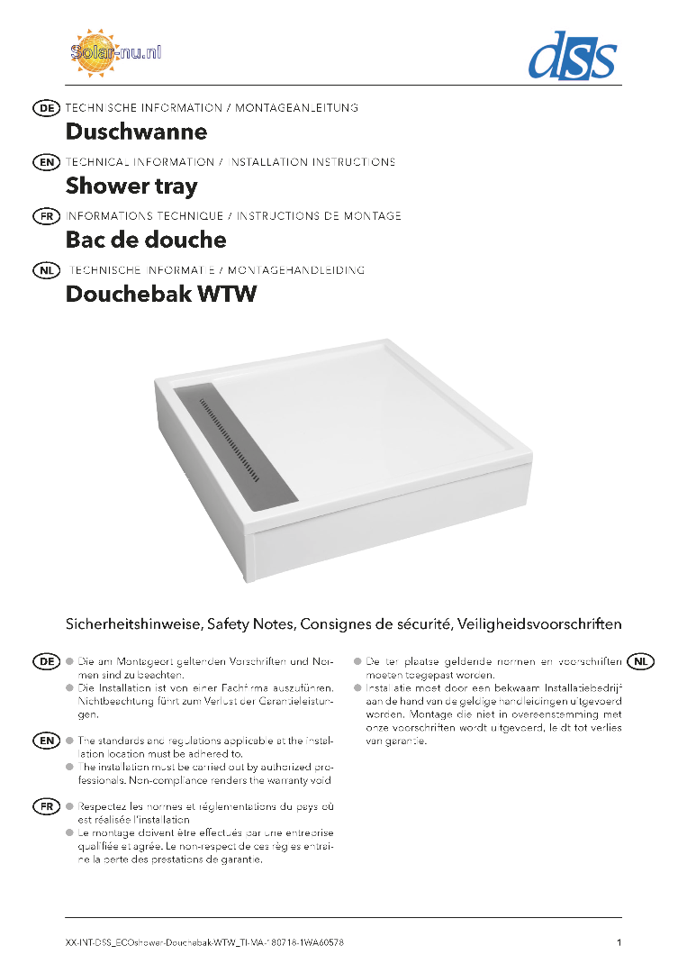 DSS douchebak WTW model T-3 SW (900x900)