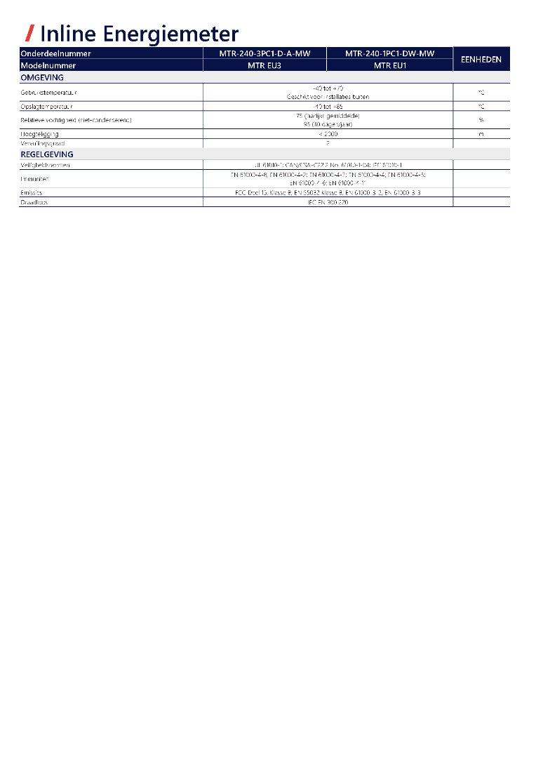 SE-MTR-240-3PC1-D-A-MW  