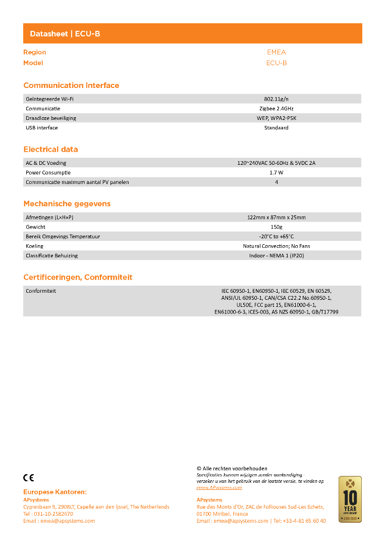 APSystems Energy Communication Unit -B