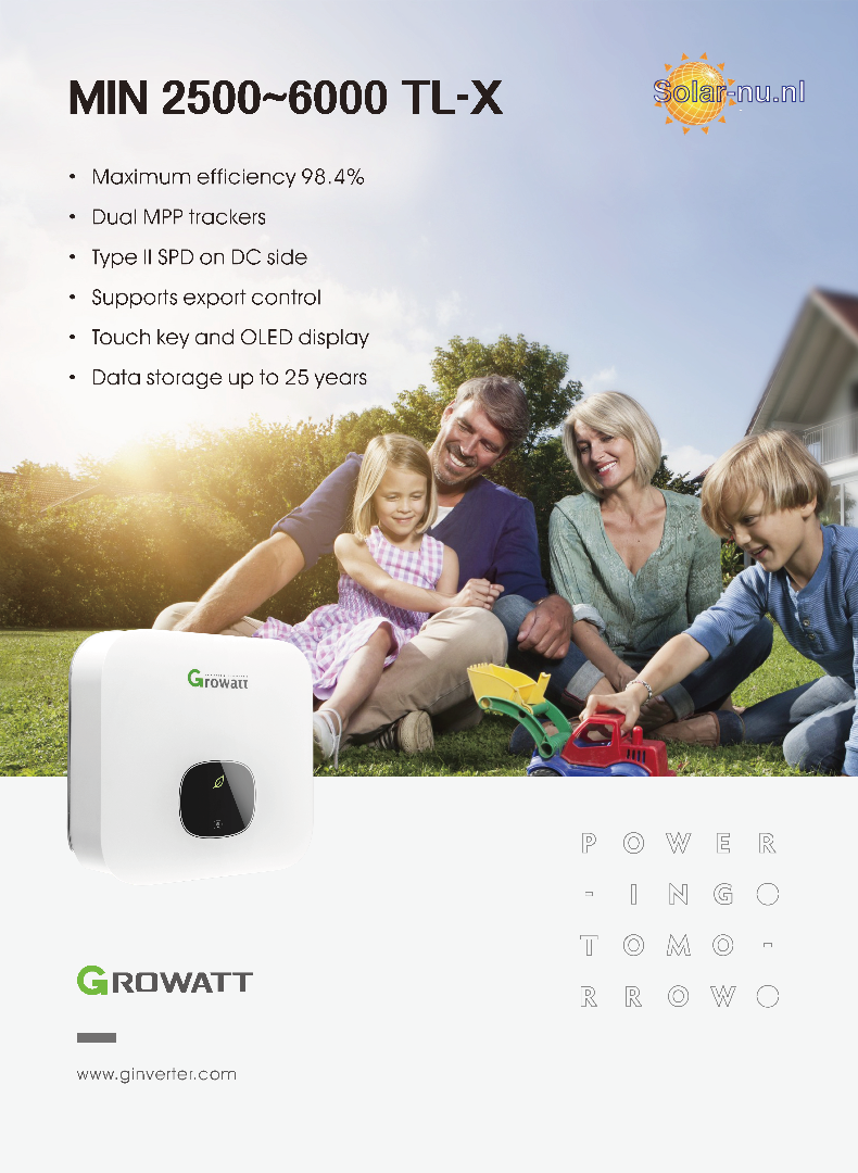 Growatt MIN 4200TL-X (AFCI)