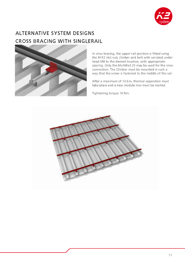 2 Systems GmbH RK2 MUR 25/4 EPDM K2 MultiRail 25 with 4 holes Item no..: 0128934