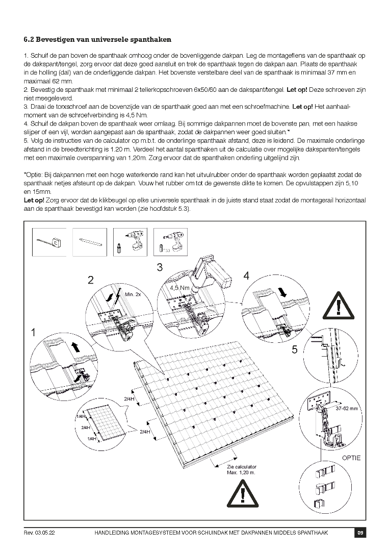 Esdec | ClickFit Evo | Spanthaak