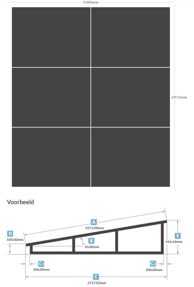 Model 6 Panelen 2Rijen Landscape x3