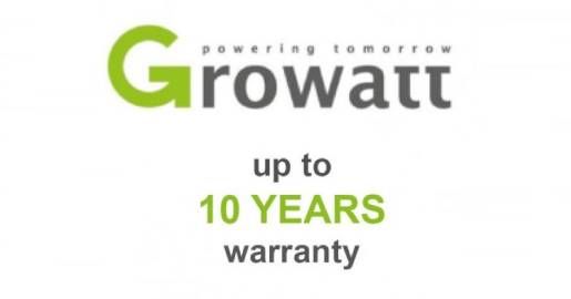 GROWATT 10 YEARS GARANTEE