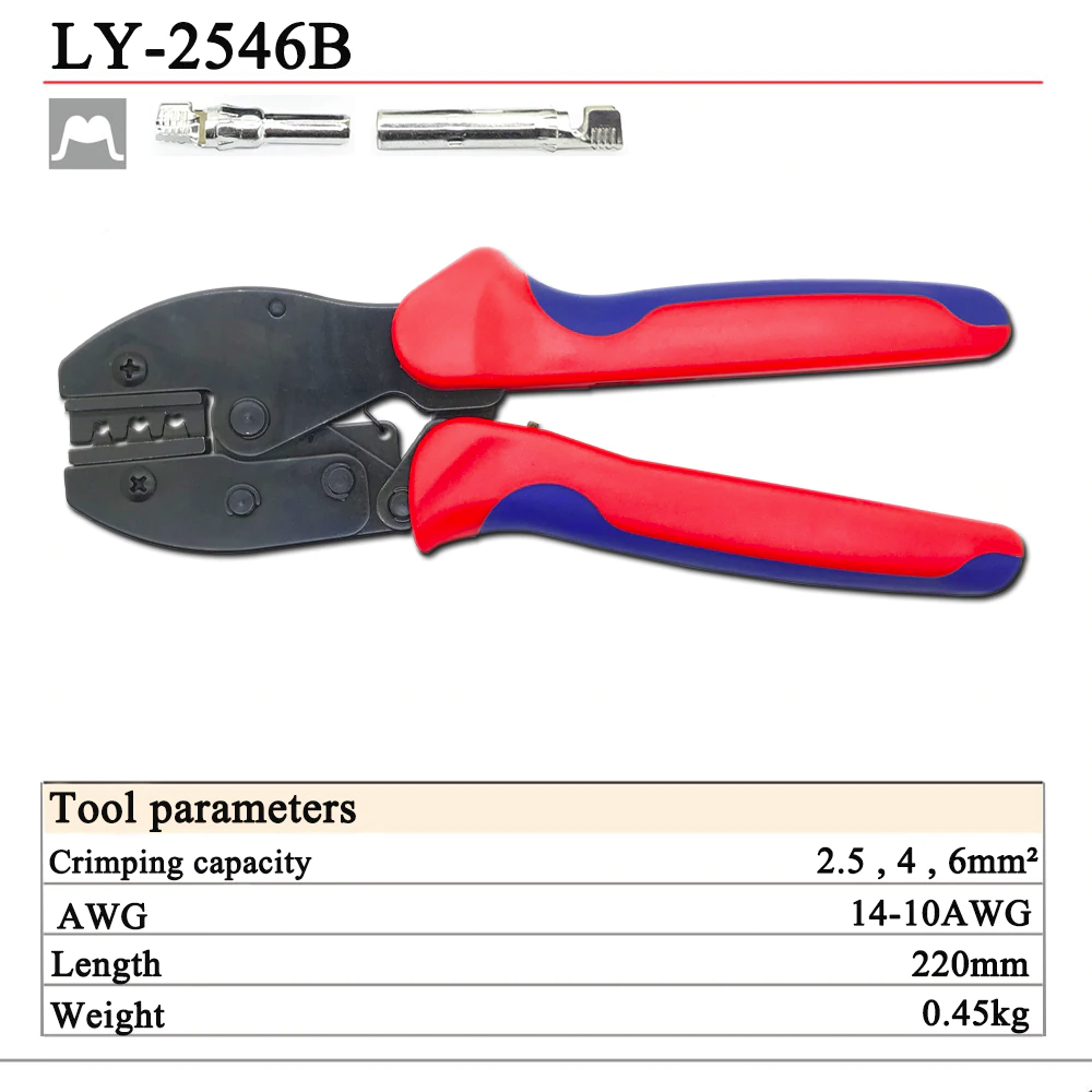 MC-2,5-4-6mm2 Draad-Krinptang en D1 multifunctionele draad stripper